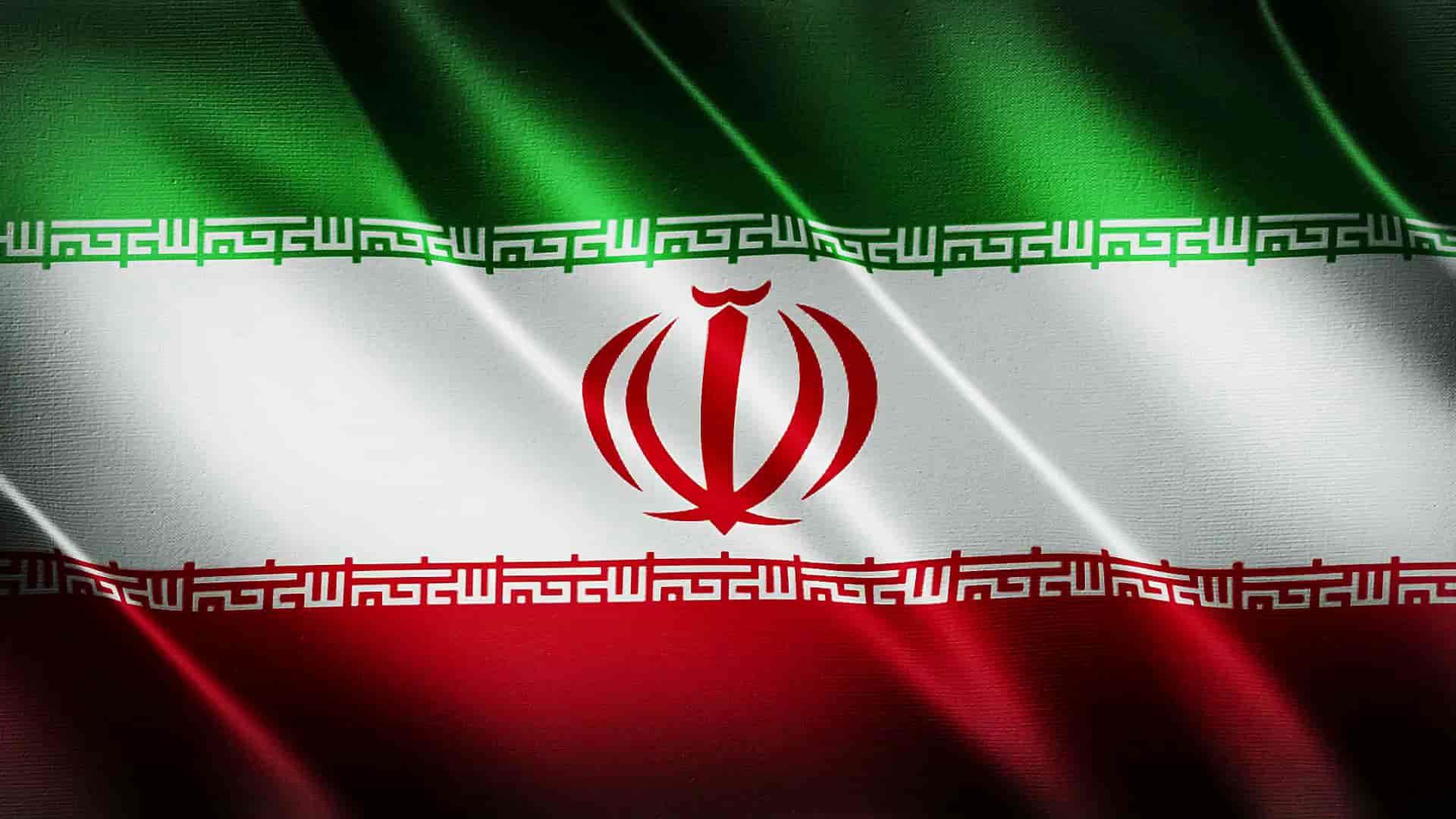 فوتیج پرچم ایران 3 بعدی